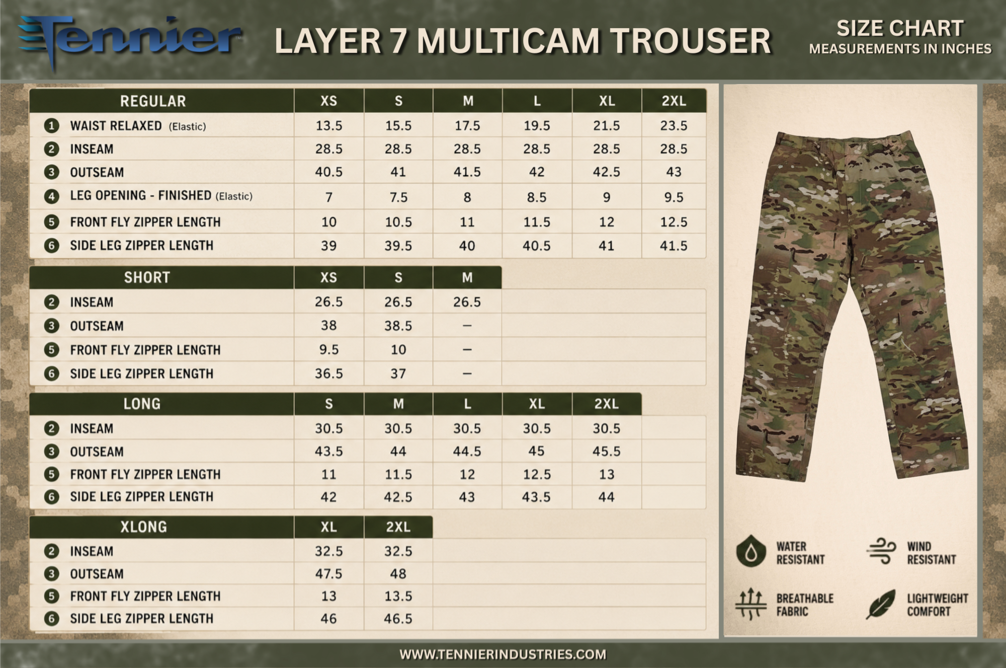 Gen III Layer 7 Multicam Trouser - Image 2